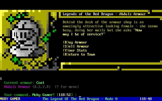 LORD Abdul's Armour shop with RIP graphics