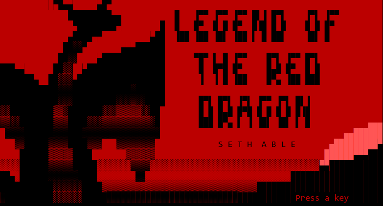 LORD main menu colorful ANSI